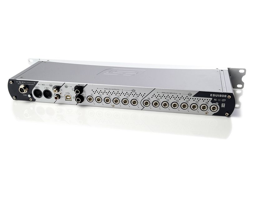 The remaining inputs and outputs are round the back.