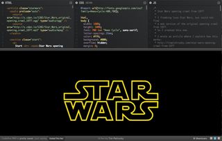 Star Wars in HTML and CSS
