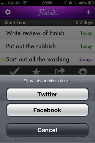 finish app