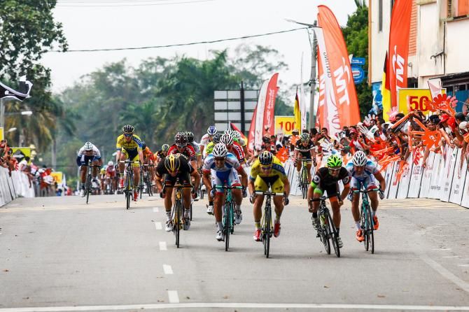 The sprint for fourth place