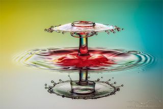 water drop photography