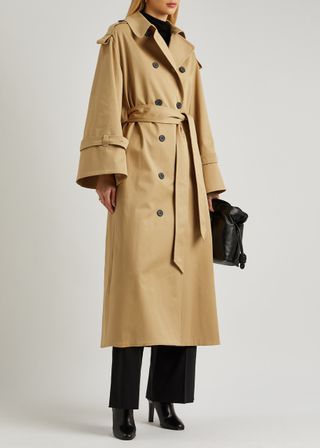 Alanis Stretch-Cotton Trench Coat