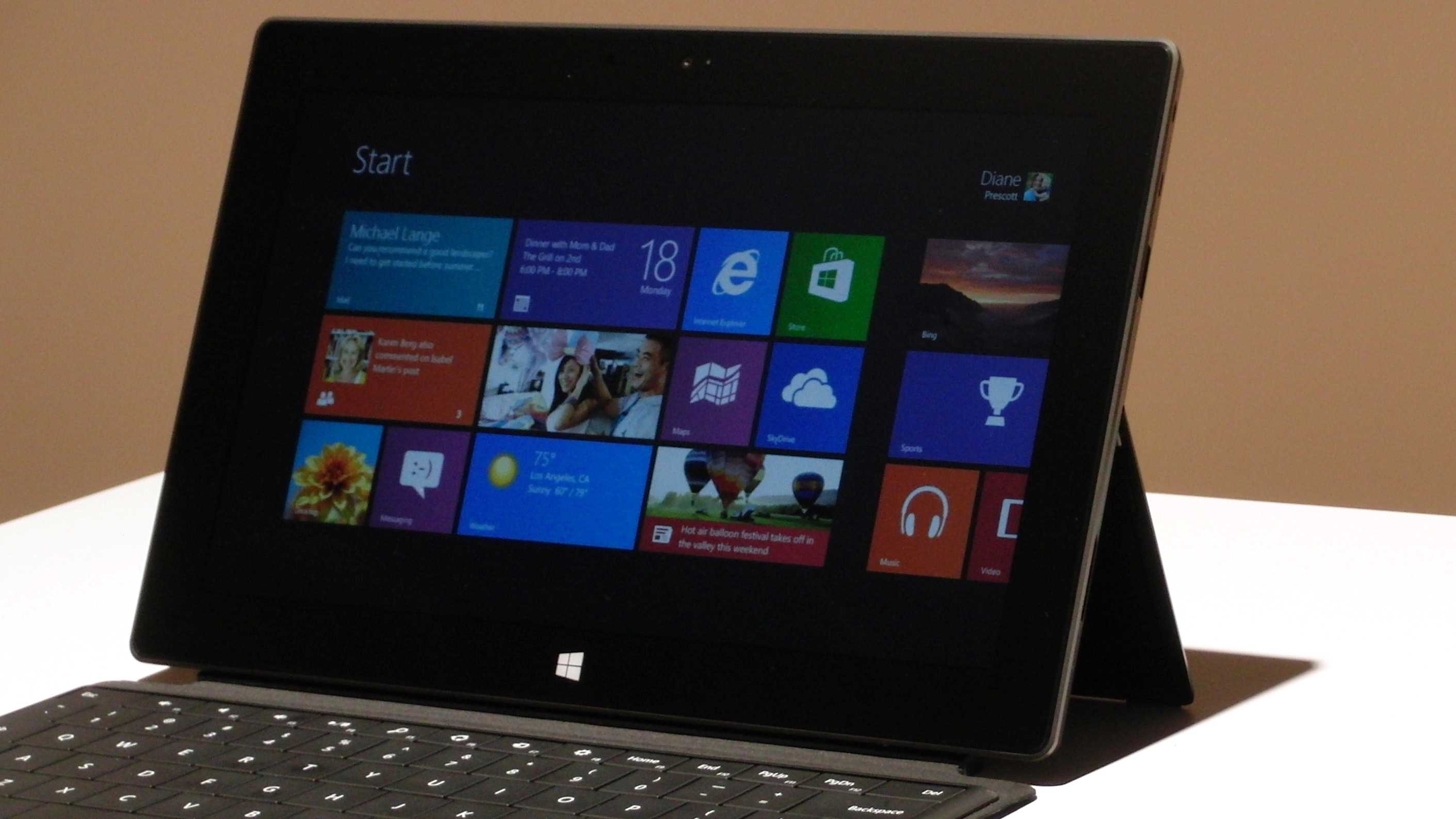 microsoft surface tablet