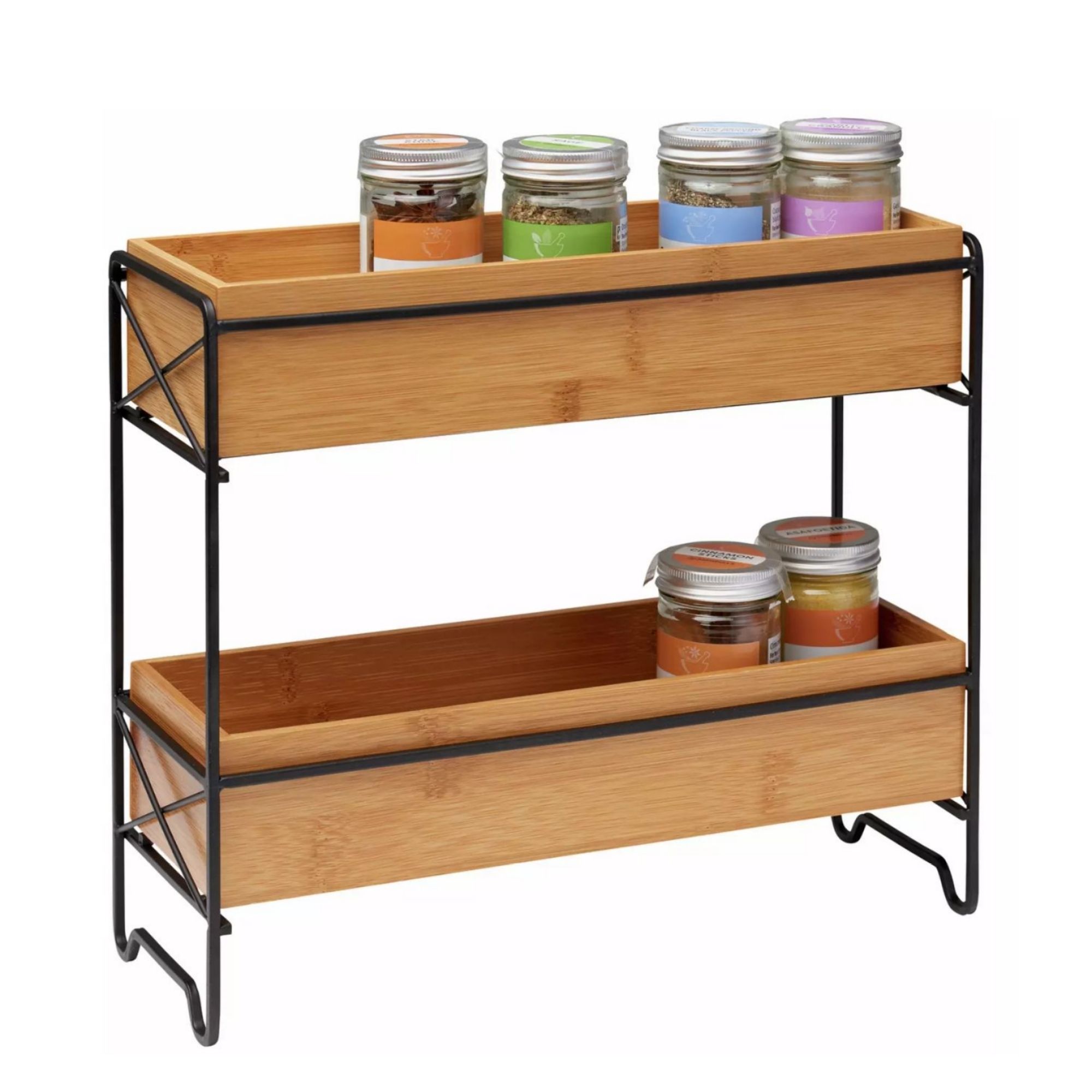 Habitat Bamboo Wood Spice Rack