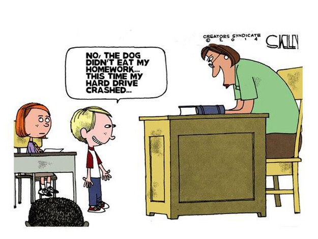 Political cartoon IRS emails