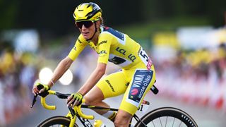 Pauline Ferrand-Prevot at the 2025 Tour de France Femmes avec Zwift