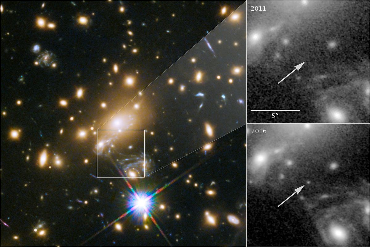 Rare Cosmic Alignment Reveals Most Distant Star Ever Seen