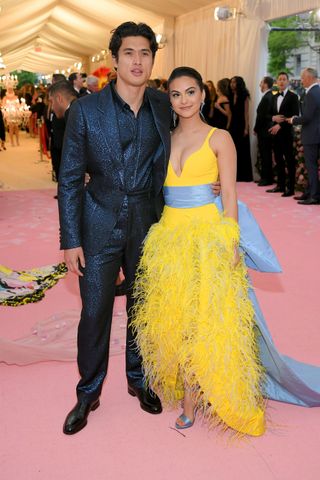 Charles Melton and Camila Mendes attend The 2019 Met Gala