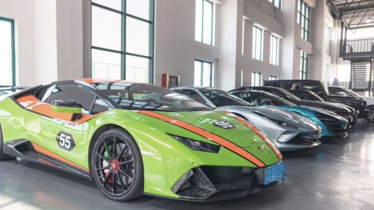 Luxury cars seized by Chinese police