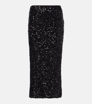 Sequined Midi Skirt