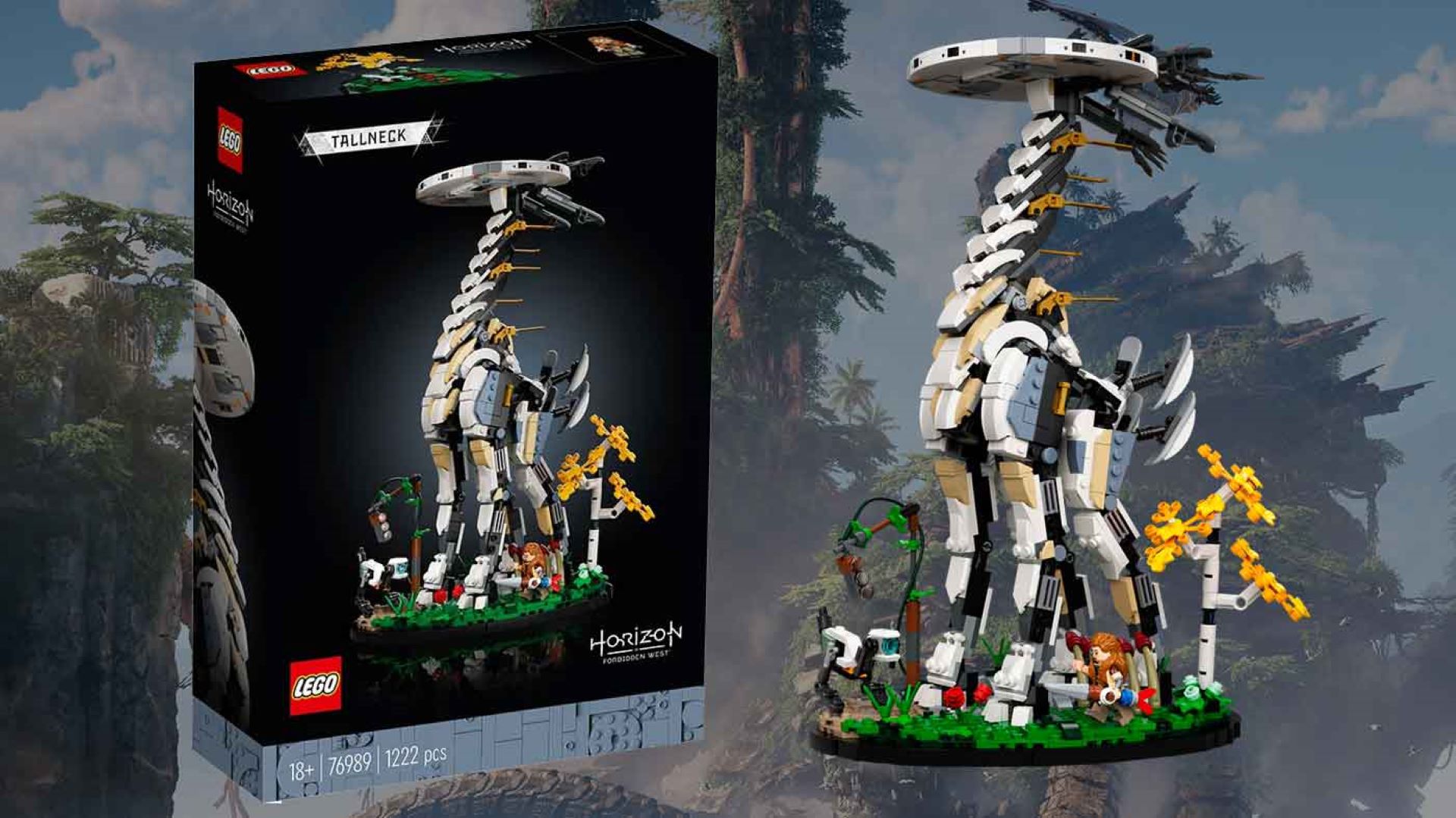 The LEGO Horizon Forbidden West Tallneck set has been revealed