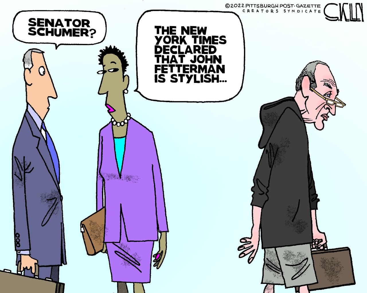 Political Cartoon.