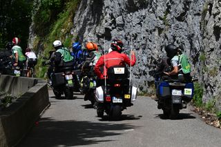 Tour de France motorbikes