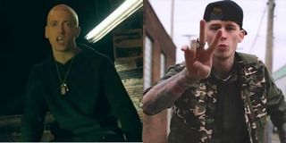 Eminem "Untouchable" Music Video /Machine Gun Kelly "Breaking News" Music Video