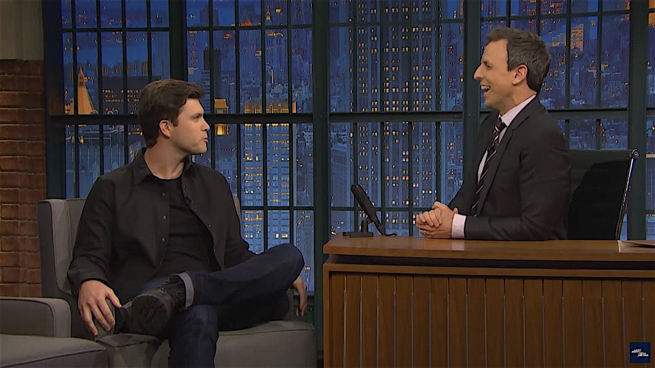 SNL writer Colin Jost says Larry David has helped Bernie Sanders