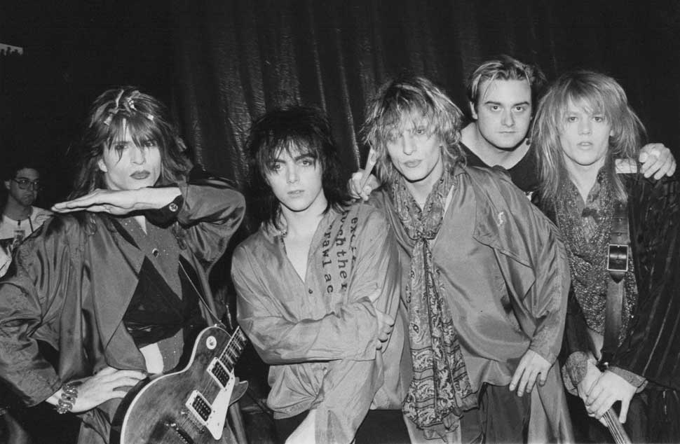 Gene Loves Jezebel backstage in 1988