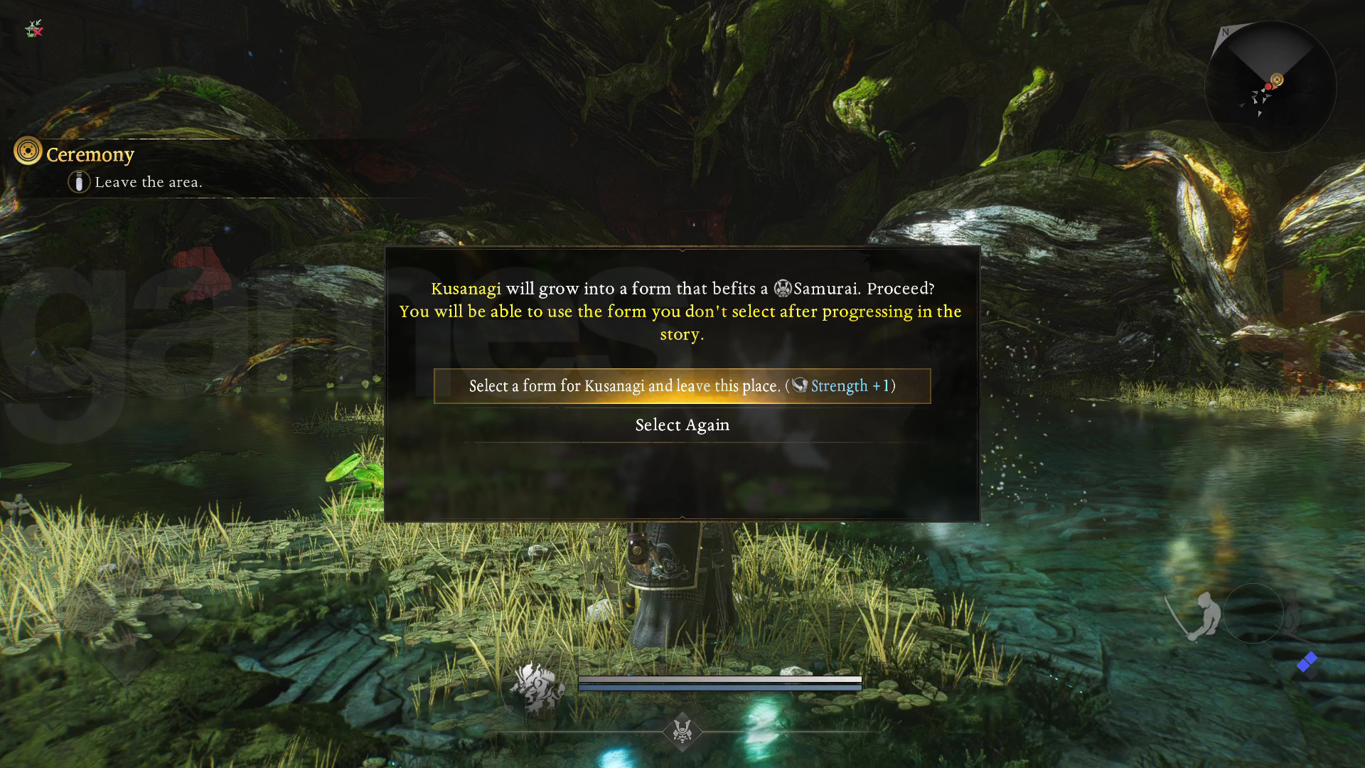 The Samurai Attire or Ninja Attire choice in Nioh 3