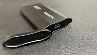 ADATA SD810 external SSD with cap open