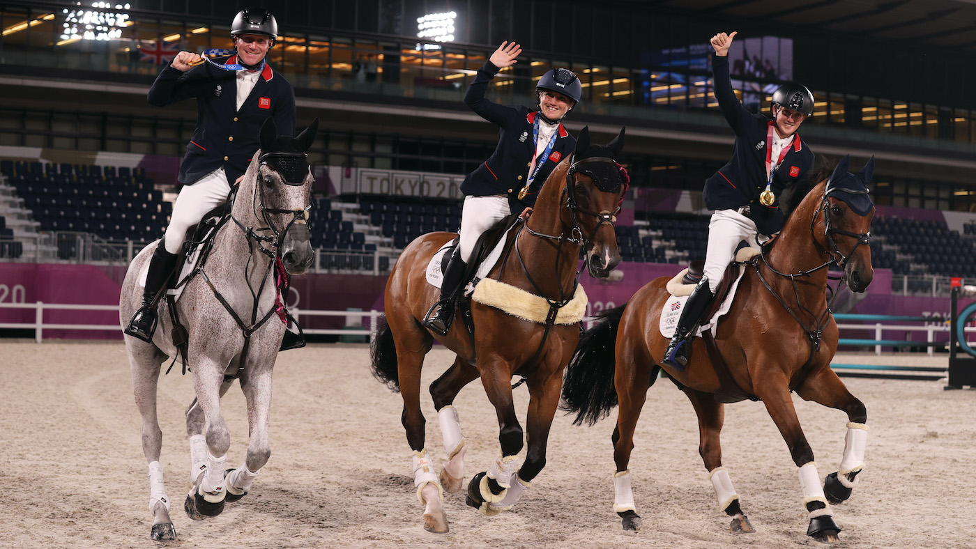 The gold medal-winning British eventing team at Tokyo 2020 &amp;ndash; a new eventing format is likely for LA28.