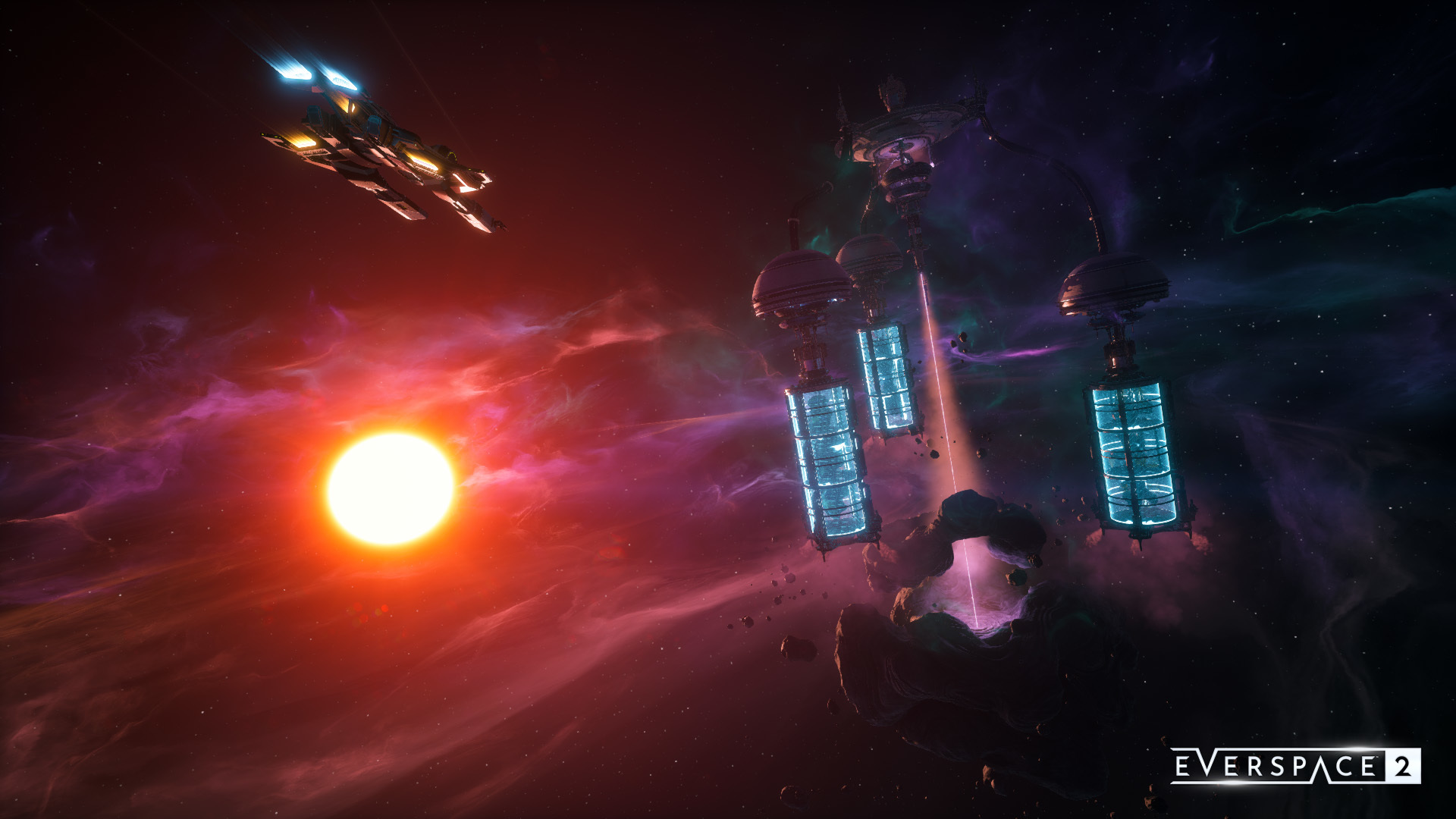 Everspace 2 Khait Nebula screens