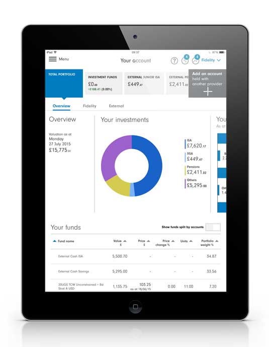 App on iPad
