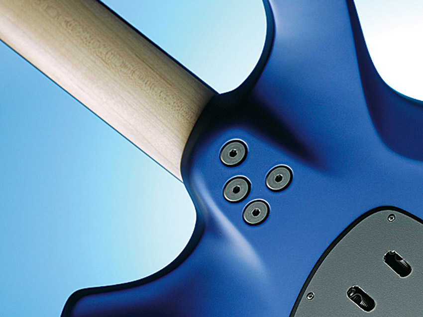 The heel remains a mixture of ergonomic practicality and sexy curves.