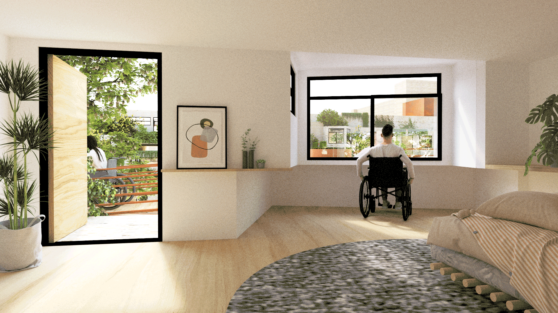 image from shaina yang's architecture thesis on disability and architecture