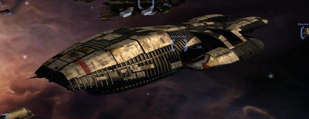 You can pilot a Battlestar in Battlestar Galactica Online right now ...