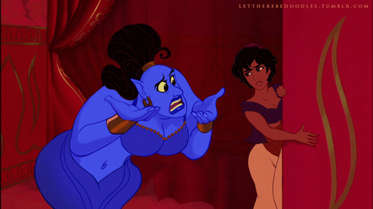 genderbent geenie and aladdin