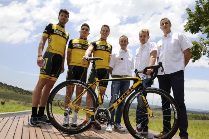 European riders: Andreas Stauff, Kristian Sbaragli, Martin Reimer, Sergio Pardilla, Gerald Ciolek and Ignatas Konovalovas