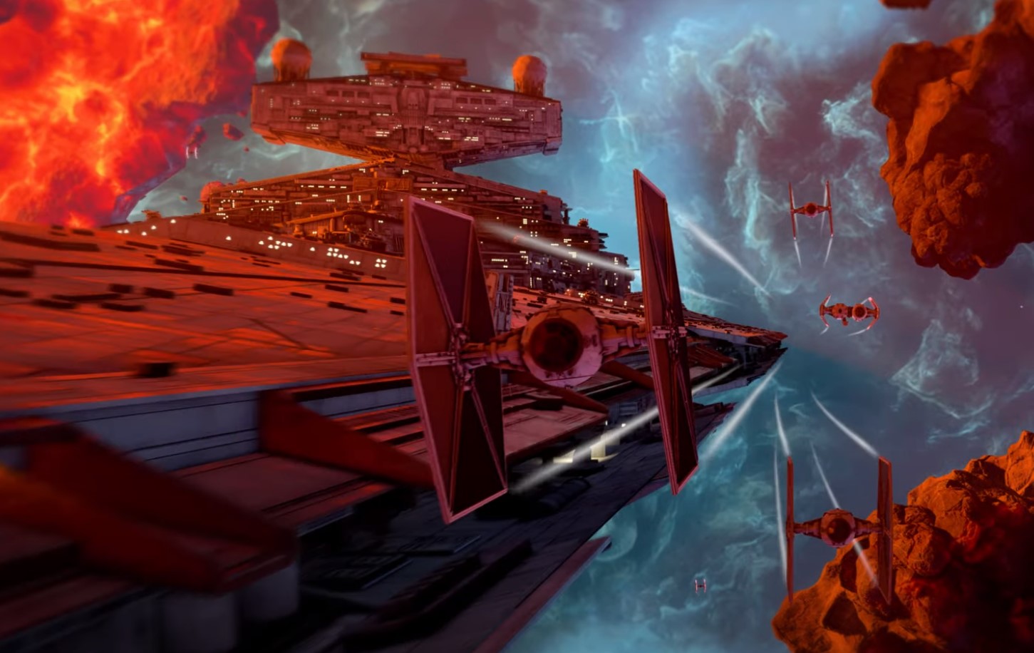Star Wars Squadrons Channels X Wing Vs Tie Fighter With Dual
