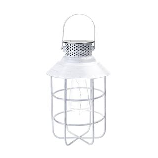 solar white lantern light with white background