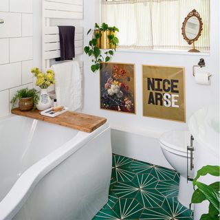 white bathroom