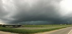 A strong tornado hit the edge of Kansas City yesterday (May 28).