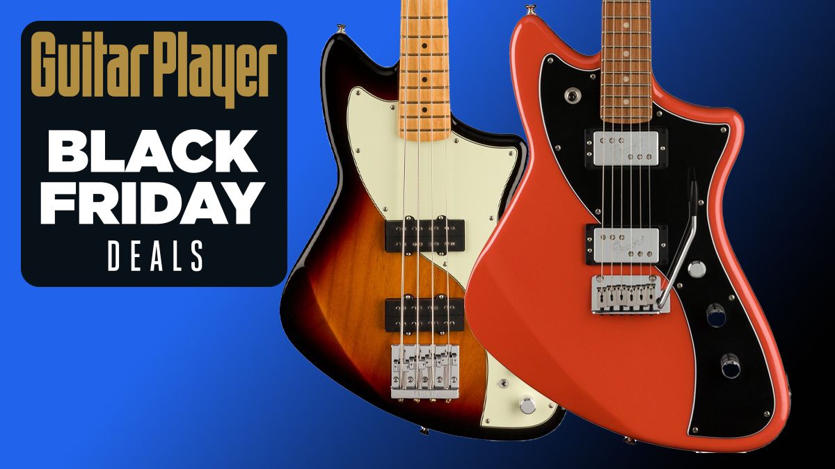 Modern offsets at yesterday's prices. Take up to $170 off Fender Meteora electric guitars and basses at Sweetwater's Black Friday deals