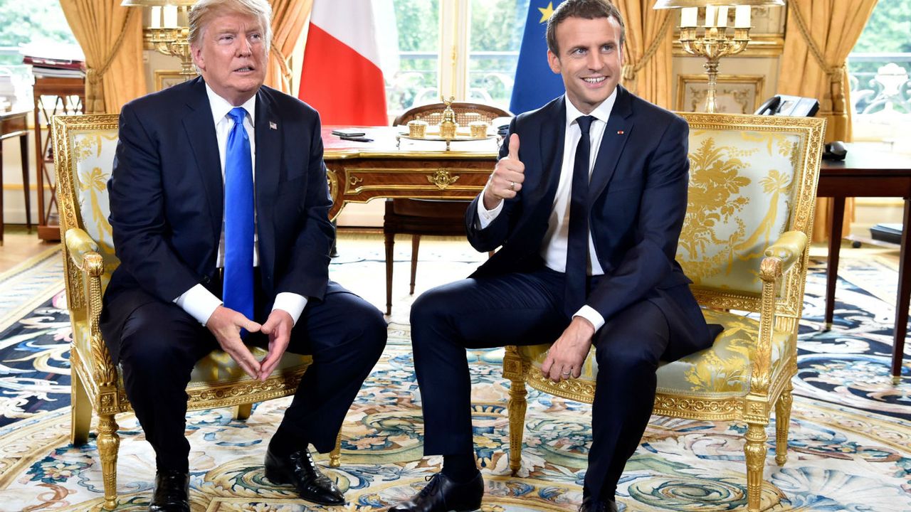 Trump Macron