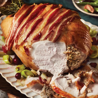 8. ASDA Extra Special Free Range Corn Fed Norfolk Bronze Turkey Crown with Pork, Sage and Onion Stuffing, 1.99kg - View at ASDA *ONLINE PRE-ORDER CLOSED*