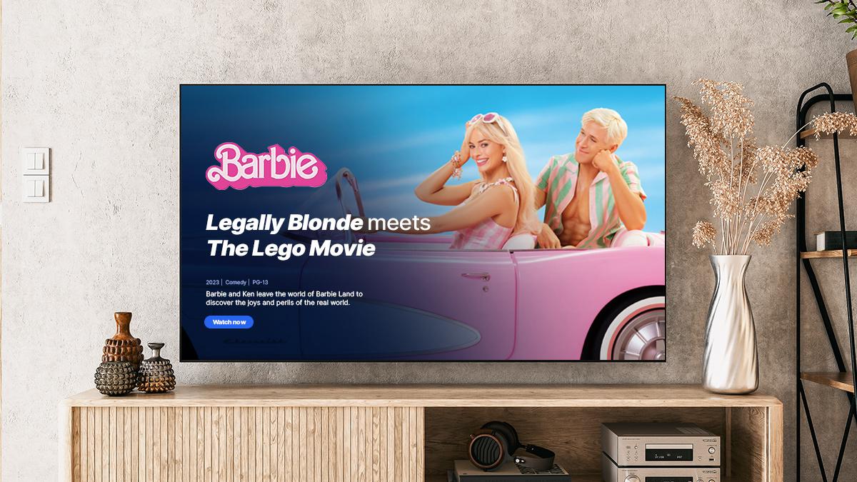 Gracenote Watch Prompts showing content from Barbie