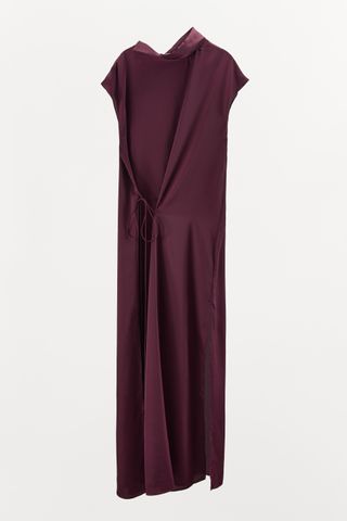 zara, Long Satin Effect Dress