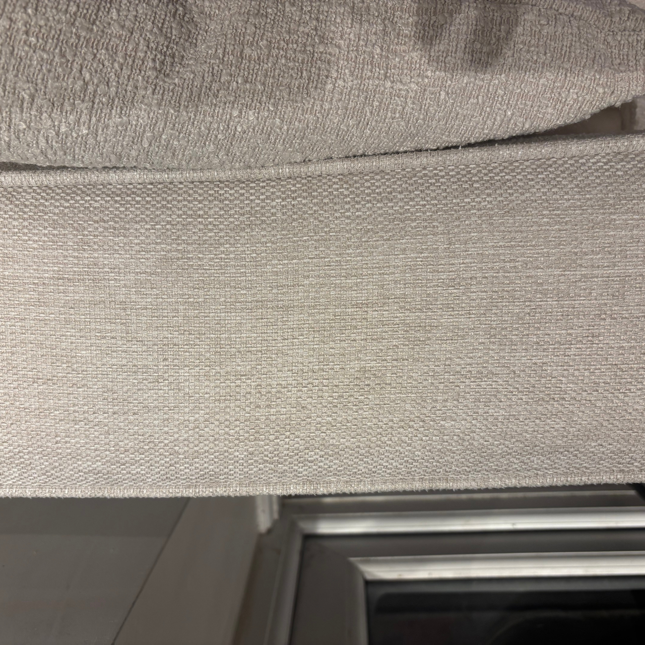 Cream arm chair arm