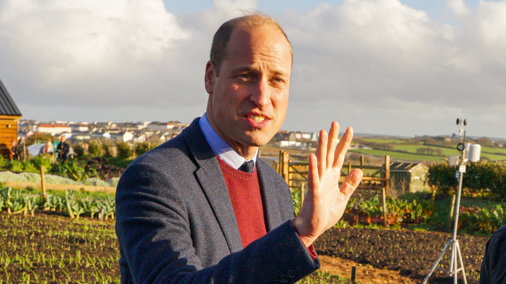 Prince William visits Newquay Orchard as he makes his first Official Visit to Cornwall on November 24, 2022