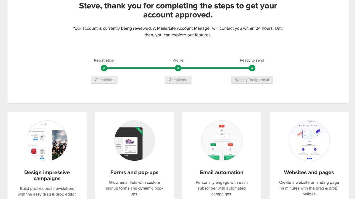 Mailerlite website builder review TechRadar