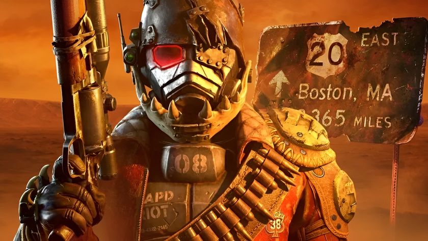 Official key art for The Tale of the Beast Hunter Creation for Fallout 4.