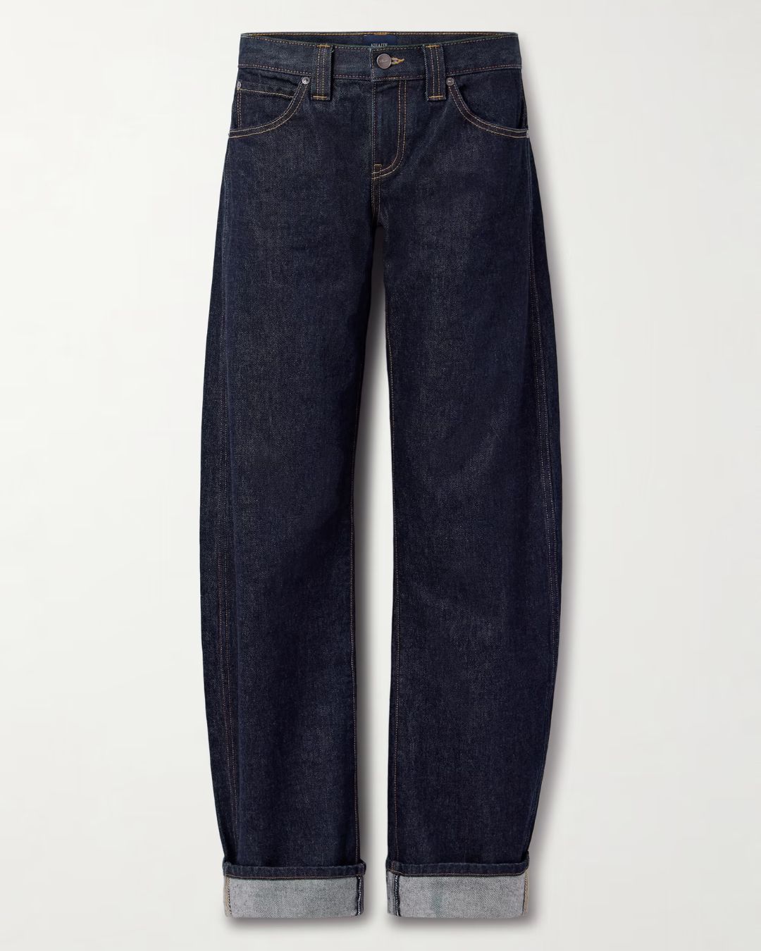 Khaite Karo mid-rise barrel-leg jeans