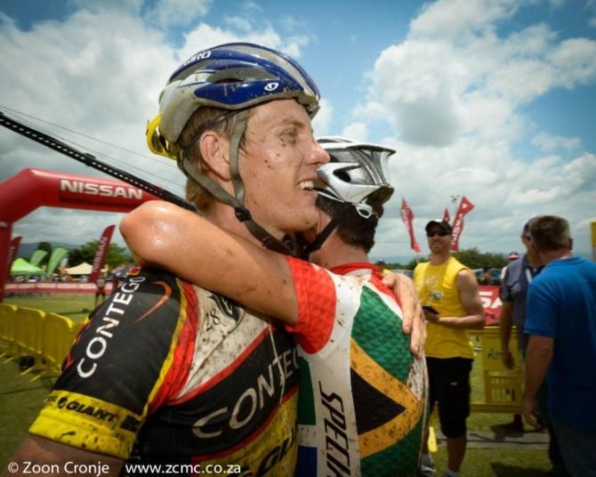 Matthys Beukes and Max Knox delivered a ding dong battle