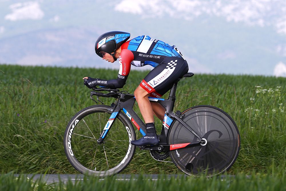 Elise Maes of Luxembourg and WNT Rotor Procycling Team