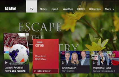 BBC Red Button app YouView