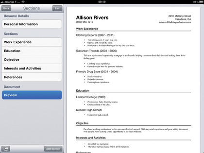 Resume Designer