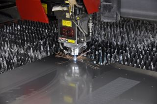 Cutting Metal With Water-Cooled Lasers