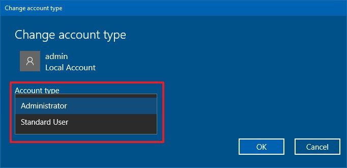 How to make Windows 10 more secure by using a standard user account ...